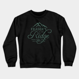 Frasers Ridge Stonewash Green Scoop 1 Crewneck Sweatshirt